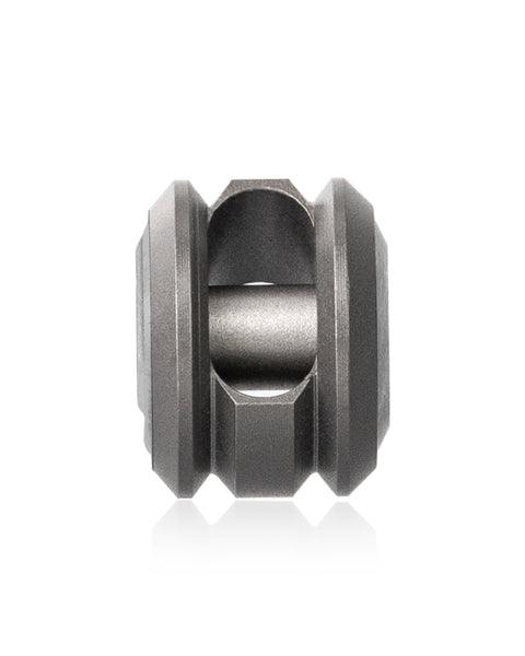 BESTECHMAN BEAD BM19A: Paracord Lanyard Bead, Titanium, Grey