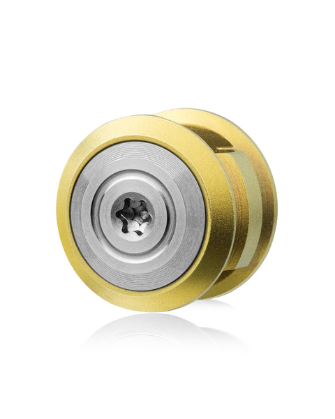 BESTECHMAN BEAD BM19B: Paracord Lanyard Bead, Titanium, Gold