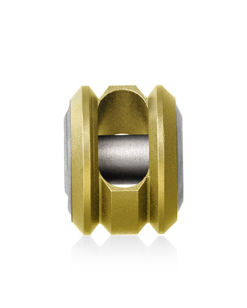 BESTECHMAN BEAD BM19B: Paracord Lanyard Bead, Titanium, Gold