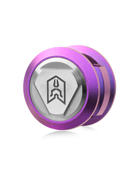 BESTECHMAN BEAD BM19E: Paracord Lanyard Bead, Titanium, Purple