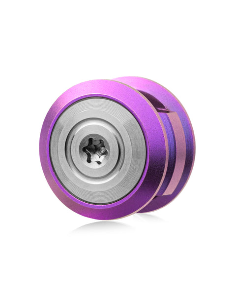 BESTECHMAN BEAD BM19E: Paracord Lanyard Bead, Titanium, Purple