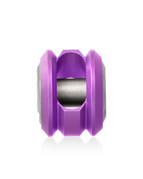 BESTECHMAN BEAD BM19E: Paracord Lanyard Bead, Titanium, Purple