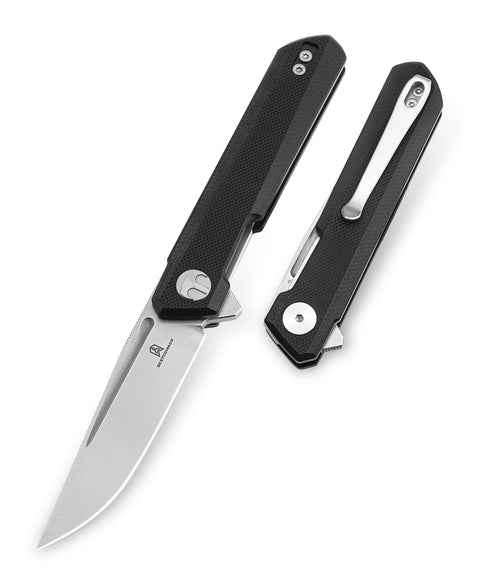 BESTECHMAN MINI DUNDEE BMK03A: 2.92" D2 Steel Blade, G10 Scales, Liner Lock, Flipper