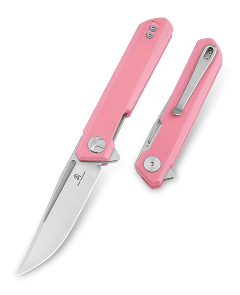 BESTECHMAN MINI DUNDEE BMK03B: 2.92" D2 Steel Blade, G10 Scales, Liner Lock, Flipper