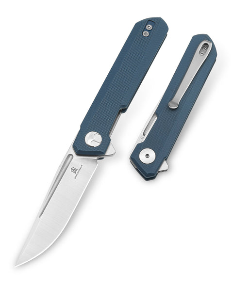 BESTECHMAN MINI DUNDEE BMK03D: 2.92" D2 Steel Blade, G10 Scales, Liner Lock, Flipper