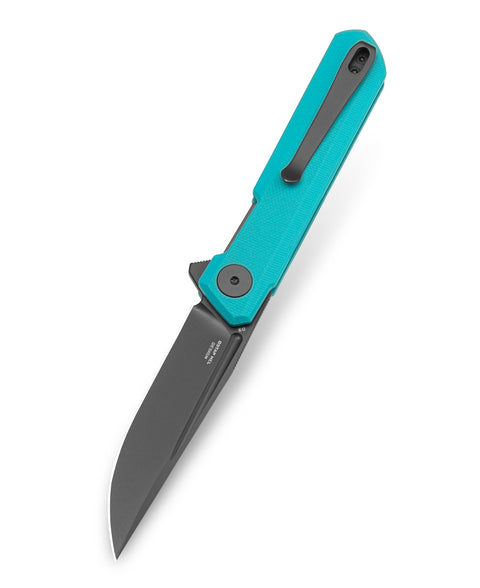 BESTECHMAN MINI DUNDEE BMK03E: 2.92" D2 Steel Blade, G10 Scales, Liner Lock, Flipper