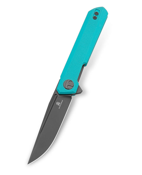 BESTECHMAN MINI DUNDEE BMK03E: 2.92" D2 Steel Blade, G10 Scales, Liner Lock, Flipper