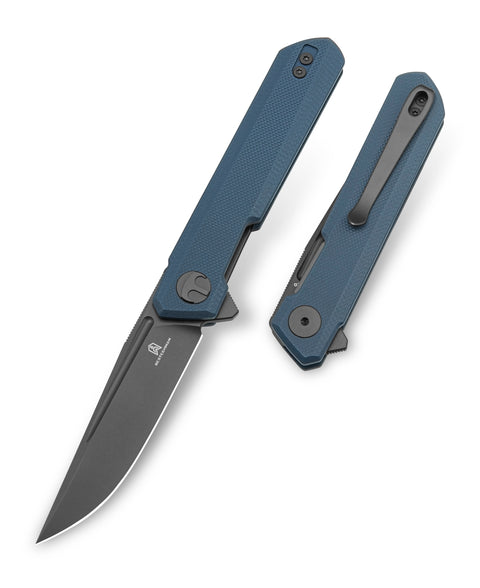 BESTECHMAN MINI DUNDEE BMK03F: 2.92" D2 Steel Blade, G10 Scales, Liner Lock, Flipper