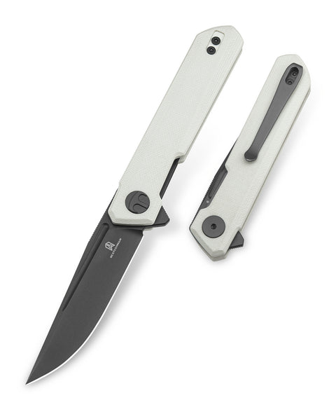 BESTECHMAN MINI DUNDEE BMK03H: 2.92" D2 Steel Blade, G10 Scales, Liner Lock, Flipper