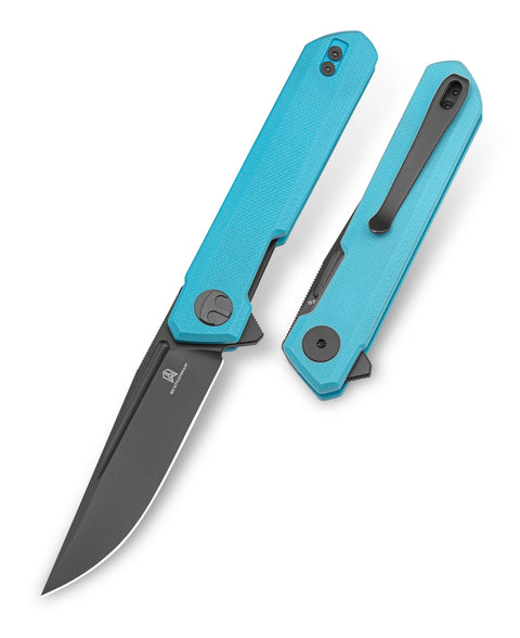 BESTECHMAN MINI DUNDEE BMK03L-BladeHQ Exclusive: 2.92" D2 Steel Blade, G10 Scales, Liner Lock, Flipper