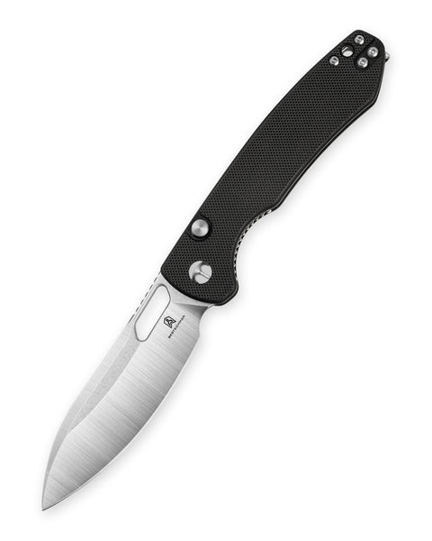 BESTECHMAN FIREBIRD BMK05A: 3.54" D2 Steel Blade, G10 Scales, Button Liner Lock, Thumb Hole