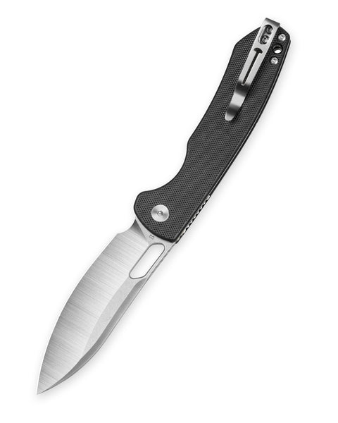 BESTECHMAN FIREBIRD BMK05A: 3.54" D2 Steel Blade, G10 Scales, Button Liner Lock, Thumb Hole