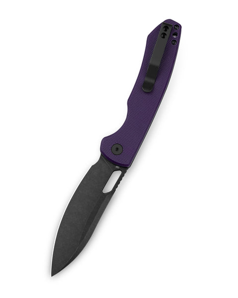 BESTECHMAN FIREBIRD BMK05D: 3.54" D2 Steel Blade, G10 Scales, Button Lock, Thumb Hole