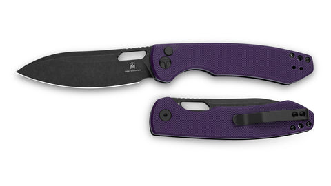 BESTECHMAN FIREBIRD BMK05D: 3.54" D2 Steel Blade, G10 Scales, Button Lock, Thumb Hole