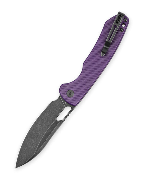 BESTECHMAN FIREBIRD BMK05D: 3.54" D2 Steel Blade, G10 Scales, Button Liner Lock, Thumb Hole