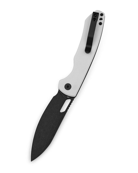 BESTECHMAN FIREBIRD BMK05E: 3.54" D2 Steel Blade, G10 Scales, Button Lock, Thumb Hole