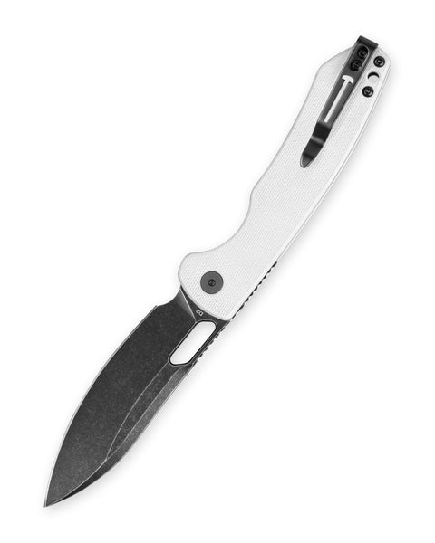 BESTECHMAN FIREBIRD BMK05E: 3.54" D2 Steel Blade, G10 Scales, Button Liner Lock, Thumb Hole