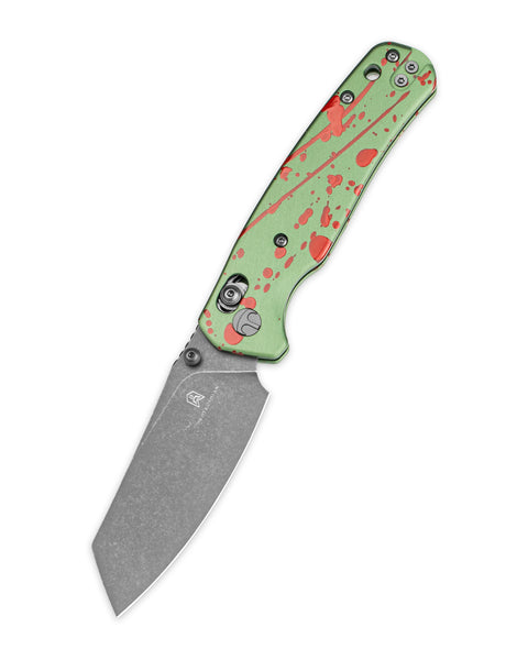 BESTECHMAN CICADA'S WING BMK06-C-10 JTS Dynamic Exclusive: 3.15" 14C28N Blade, Aluminum Scales, B-Lock, Folding Knife