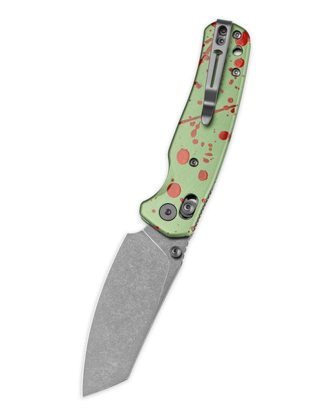 BESTECHMAN CICADA'S WING BMK06-C-10 JTS Dynamic Exclusive: 3.15" 14C28N Blade, Aluminum Scales, B-Lock, Folding Knife
