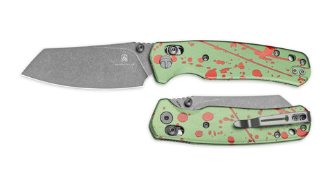 BESTECHMAN CICADA'S WING BMK06-C-10 JTS Dynamic Exclusive: 3.15" 14C28N Blade, Aluminum Scales, B-Lock, Folding Knife