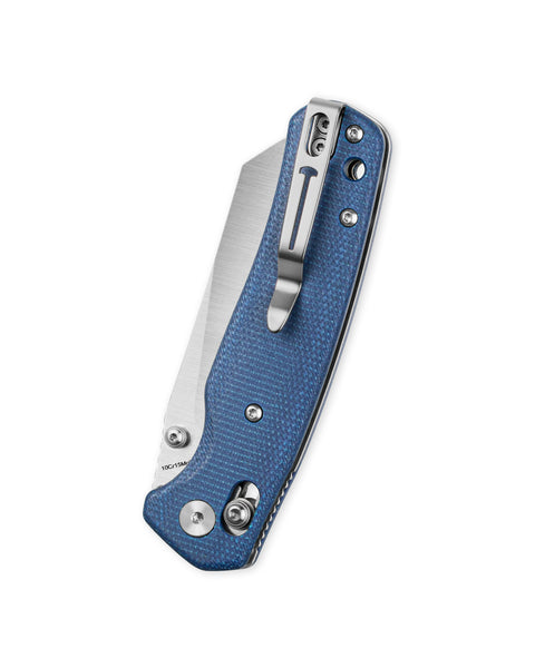 BESTECHMAN CICADA'S WING BMK06-M-1: 3.15" 10Cr15MoV Blade, Micarta Scales, B-Lock, Folding Knife