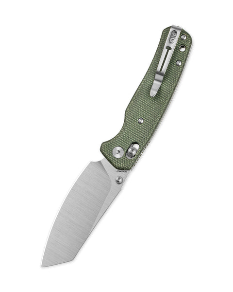 BESTECHMAN CICADA'S WING BMK06-M-2: 3.15" 10Cr15MoV Blade, Micarta Scales, B-Lock, Folding Knife