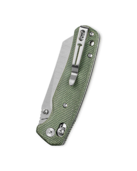 BESTECHMAN CICADA'S WING BMK06-M-2: 3.15" 10Cr15MoV Blade, Micarta Scales, B-Lock, Folding Knife