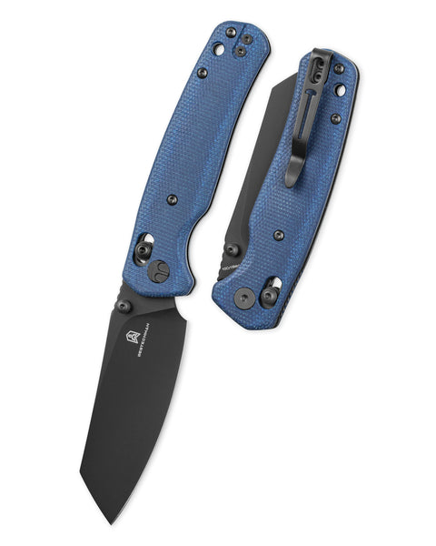 BESTECHMAN CICADA'S WING BMK06-M-4: 3.15" 10Cr15MoV Blade, Micarta Scales, B-Lock, Folding Knife