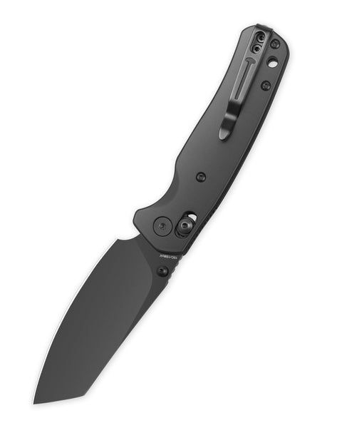 BESTECHMAN CICADA'S WING BMK06-S-8: 3.15" 10Cr15MoV Blade, Stainless Steel Scales, B-Lock, Folding Knife