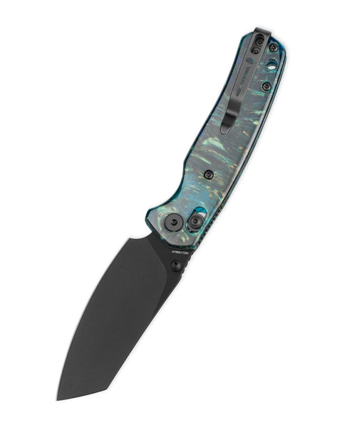 BESTECHMAN CICADA'S WING BMK06R: 3.15" 10Cr15MoV Blade, Resin Scales, B-Lock, Folding Knife