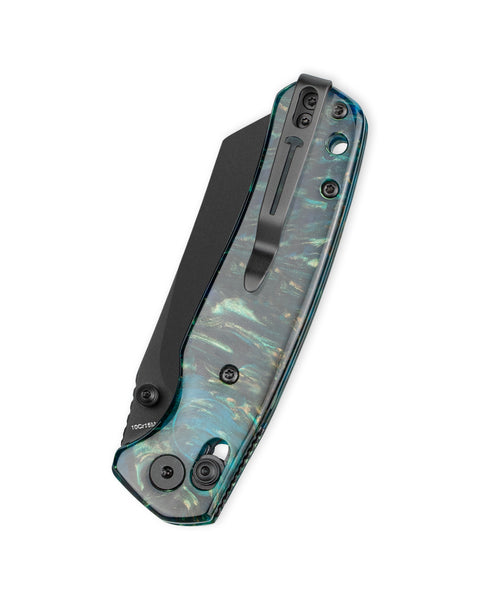 BESTECHMAN CICADA'S WING BMK06R: 3.15" 10Cr15MoV Blade, Resin Scales, B-Lock, Folding Knife