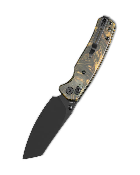 BESTECHMAN CICADA'S WING BMK06S: 3.15" 10Cr15MoV Blade, Resin Scales, B-Lock, Folding Knife