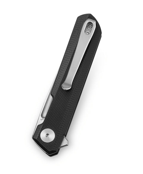 BESTECHMAN MINI DUNDEE BMK08A: 2.92" D2 Steel Blade, G10 Scales,Double Detent, Flipper
