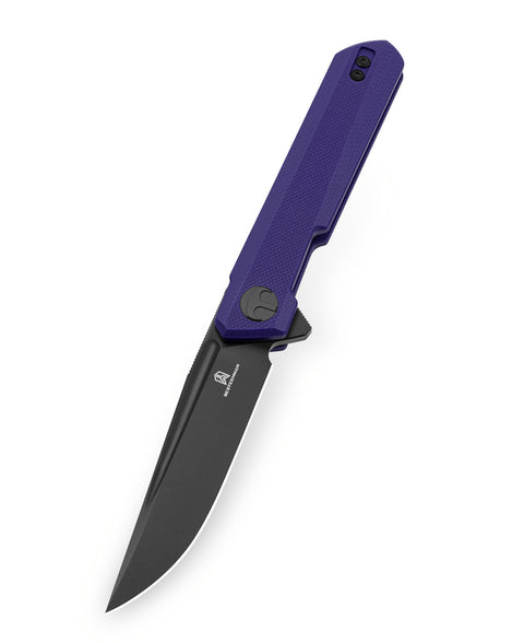 BESTECHMAN MINI DUNDEE BMK08D: 2.92" D2 Steel Blade, G10 Scales,Double Detent, Flipper