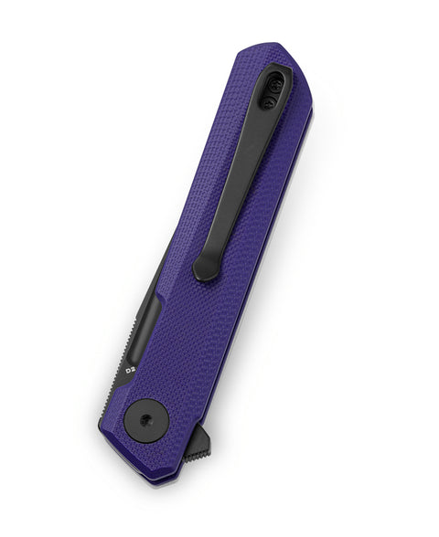 BESTECHMAN MINI DUNDEE BMK08D: 2.92" D2 Steel Blade, G10 Scales,Double Detent, Flipper