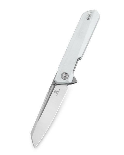 BESTECHMAN Dundee Sheepfoot BMK09C: 3.465" D2 Steel Blade, G10 Scales, Liner Lock, Flipper
