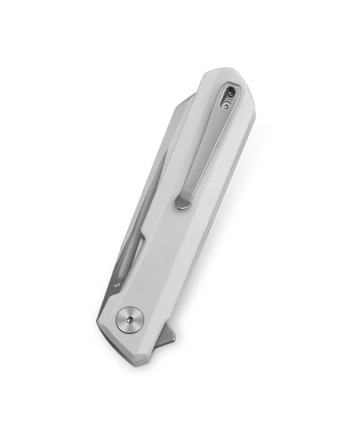 BESTECHMAN Dundee Sheepfoot BMK09C: 3.465" D2 Steel Blade, G10 Scales, Liner Lock, Flipper
