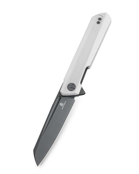 BESTECHMAN Dundee Sheepfoot BMK09D: 3.465" D2 Steel Blade, G10 Scales, Liner Lock, Flipper