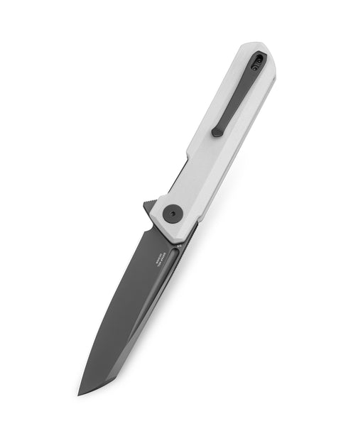BESTECHMAN Dundee Sheepfoot BMK09D: 3.465" D2 Steel Blade, G10 Scales, Liner Lock, Flipper
