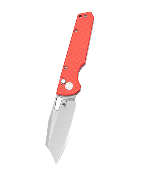 BESTECHMAN Guardian BMK11C: 3.209" D2 Blade, G10 Scales, Button Lock, Folding Knife