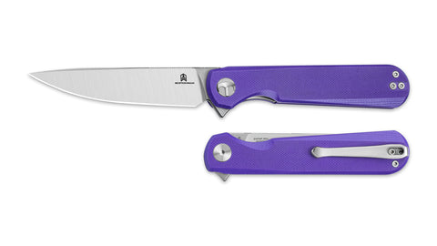 BESTECHMAN FLICK BMK13B: 3.49" D2 Steel Blade, G10 Scales, Liner Lock, Flipper