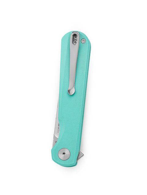 BESTECHMAN FLICK BMK13D: 3.49" D2 Steel Blade, G10 Scales, Liner Lock, Flipper