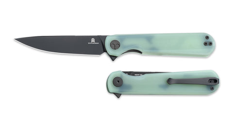 BESTECHMAN FLICK BMK13E: 3.49" D2 Steel Blade, G10 Scales, Liner Lock, Flipper