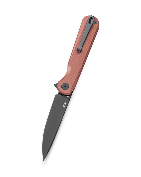 BESTECHMAN FLICK BMK13G: 3.49" D2 Steel Blade, G10 Scales, Liner Lock, Flipper