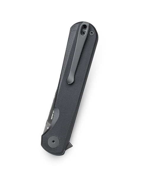 BESTECHMAN FLICK BMK13H: 3.49" D2 Steel Blade, G10 Scales, Liner Lock, Flipper