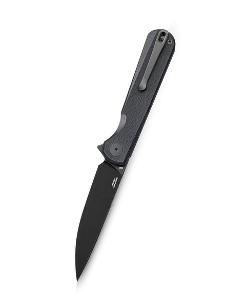 BESTECHMAN FLICK BMK13H: 3.49" D2 Steel Blade, G10 Scales, Liner Lock, Flipper
