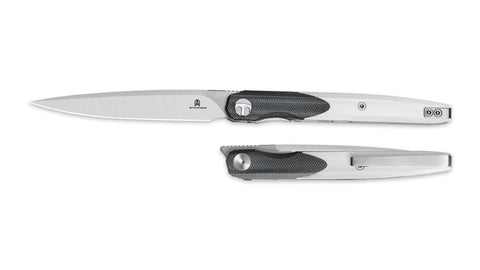 BESTECHMAN LANZA BMK14A: 3.45" 14C28N Steel Blade, G10 Scales, Liner Lock, Front Flipper