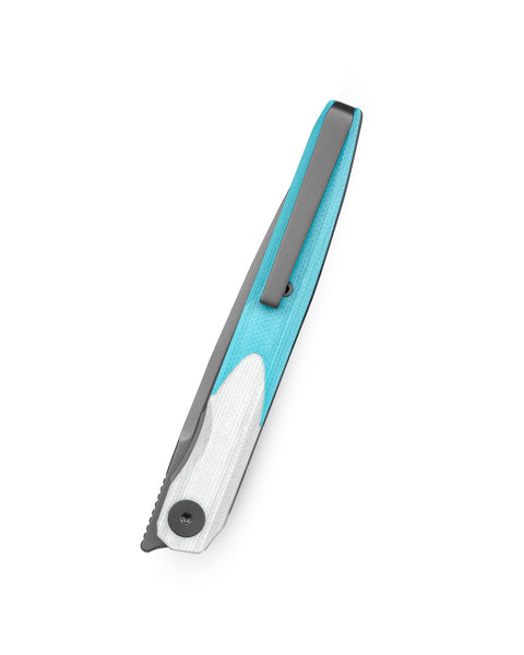 BESTECHMAN LANZA BMK14D: 3.45" 14C28N Steel Blade, G10 Scales, Liner Lock, Front Flipper