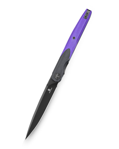 BESTECHMAN LANZA BMK14E: 3.45" 14C28N Steel Blade, G10 Scales, Liner Lock, Front Flipper