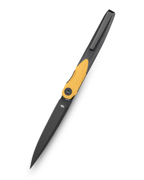 BESTECHMAN LANZA BMK14F: 3.45" 14C28N Steel Blade, G10 Scales, Liner Lock, Front Flipper
